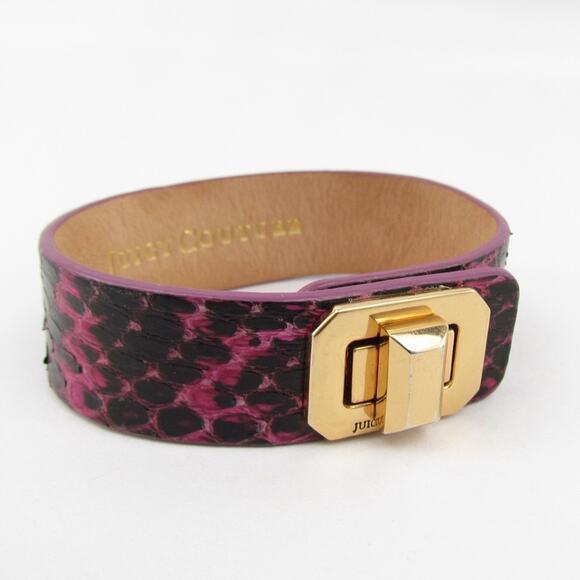 Juicy Couture Jewelry - Juicy Couture Purple Turnlock Bracelet